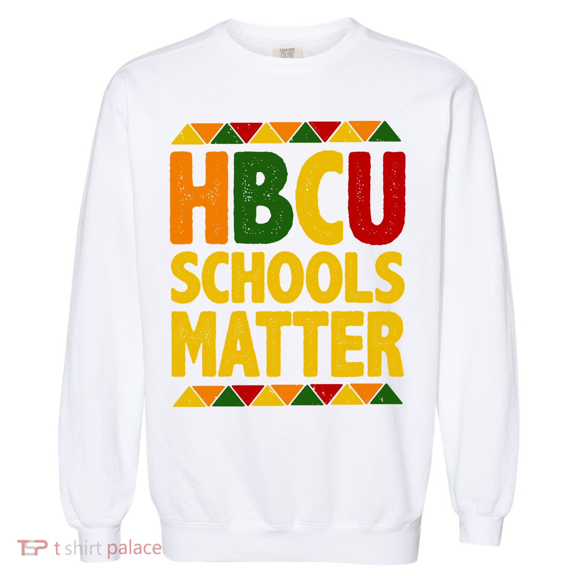 HBCU Humbled Blessed Creative Unique Garment-Dyed Sweatshirt
