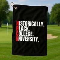 HBCU Historically Black College and University Golf Towel thumb 1