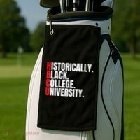 HBCU Historically Black College and University Golf Towel thumb 2