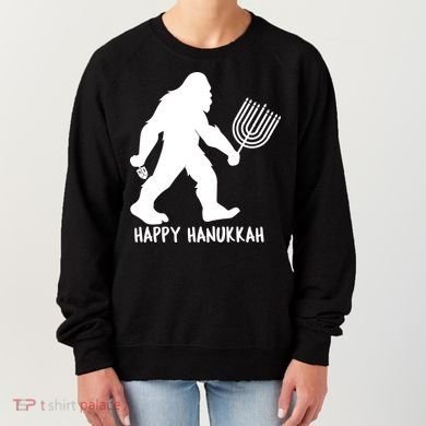 Happy Hanukkah Bigfoot Funny Gift Women's Sweatshirt