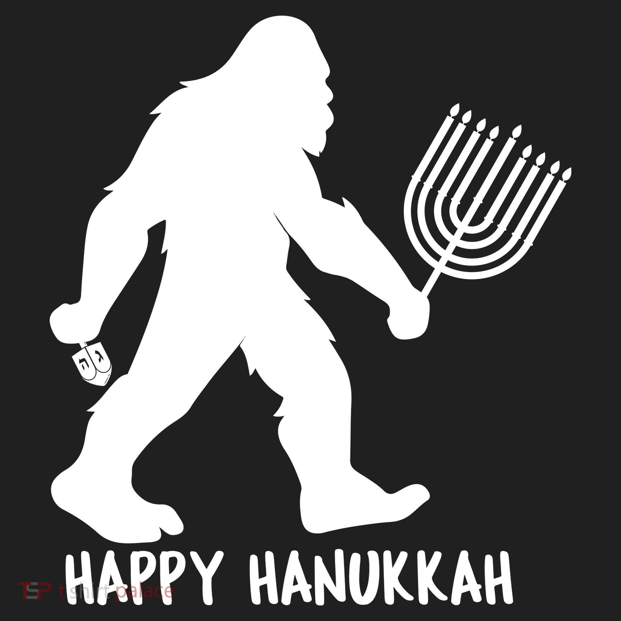 Happy Hanukkah Bigfoot Funny Gift Women's Sweatshirt