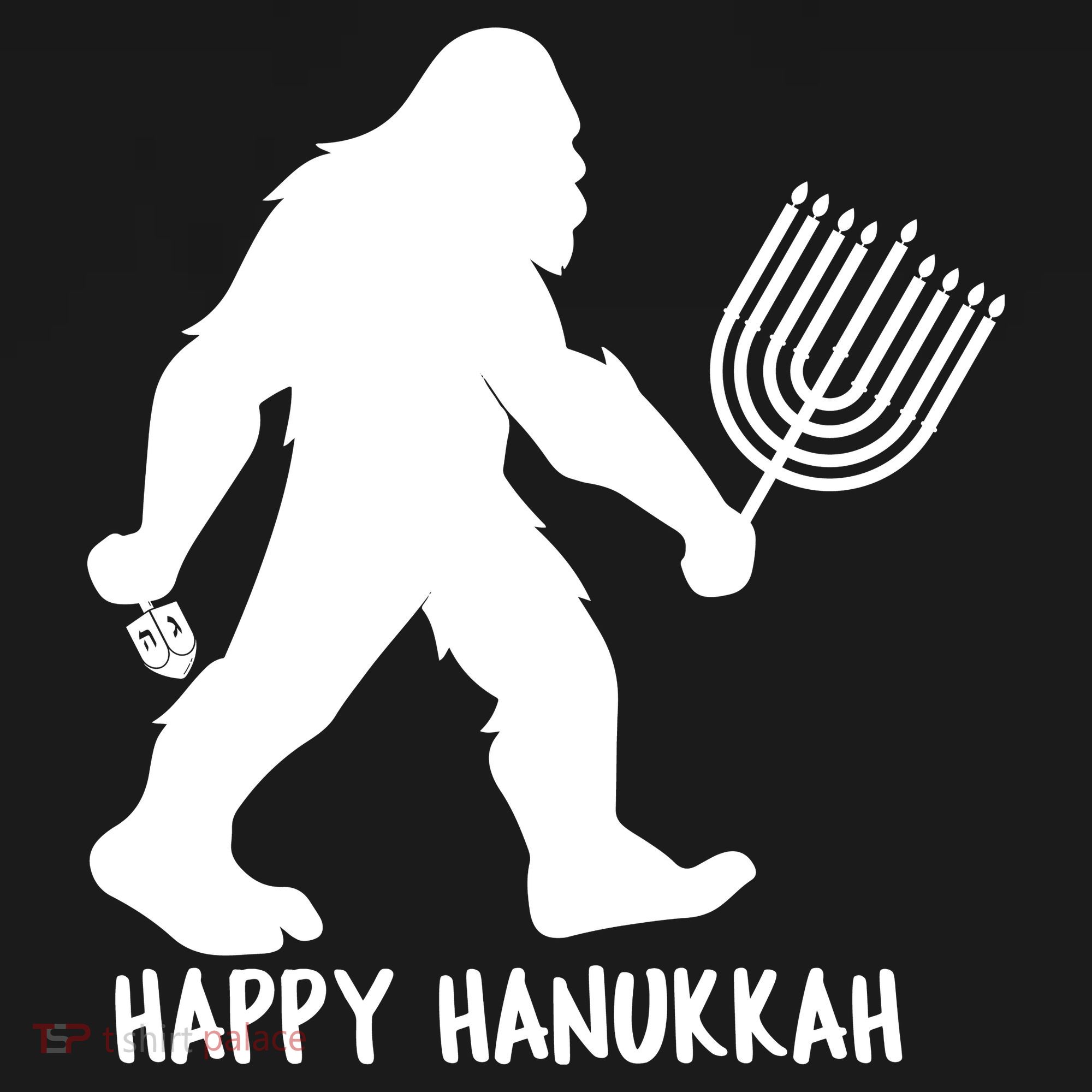 Happy Hanukkah Bigfoot Funny Gift Backpack