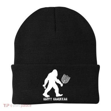 Happy Hanukkah Bigfoot Funny Gift Beanie