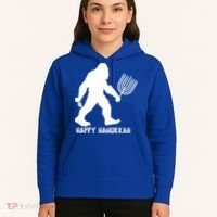 Happy Hanukkah Bigfoot Funny Gift Hoodie thumb 5