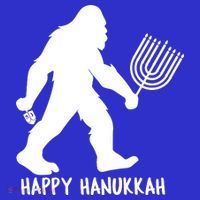 Happy Hanukkah Bigfoot Funny Gift Hoodie thumb 7