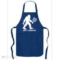 Happy Hanukkah Bigfoot Funny Gift Apron thumb 0