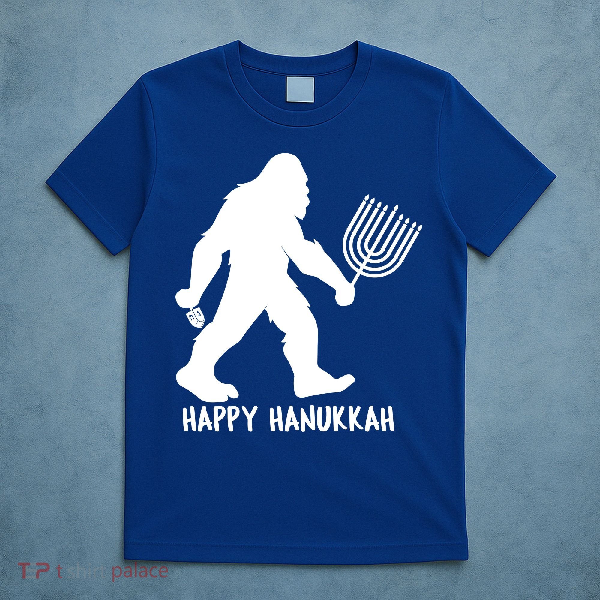 Happy Hanukkah Bigfoot Funny Gift T-Shirt