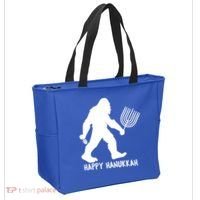 Happy Hanukkah Bigfoot Funny Gift Tote Bag thumb 2