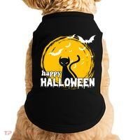 Happy Halloween Black Cat Spooky Doggie Tank thumb 0