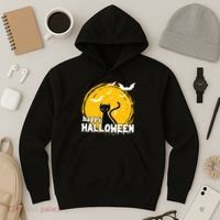Happy Halloween Black Cat Spooky Hoodie thumb 3
