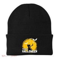 Happy Halloween Black Cat Spooky Beanie thumb 0