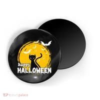 Happy Halloween Black Cat Spooky Magnet thumb 0