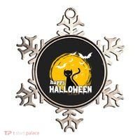 Happy Halloween Black Cat Spooky Ornament thumb 0