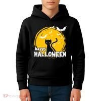 Happy Halloween Black Cat Spooky Kids Hoodie thumb 4