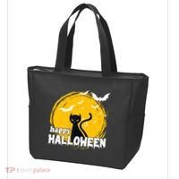 Happy Halloween Black Cat Spooky Tote Bag thumb 3