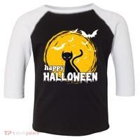 Happy Halloween Black Cat Spooky Toddler Fine Jersey T-Shirt thumb 0