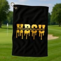 Hbcu Historically Black Colleges Universities Black History Cool Gift Golf Towel thumb 1