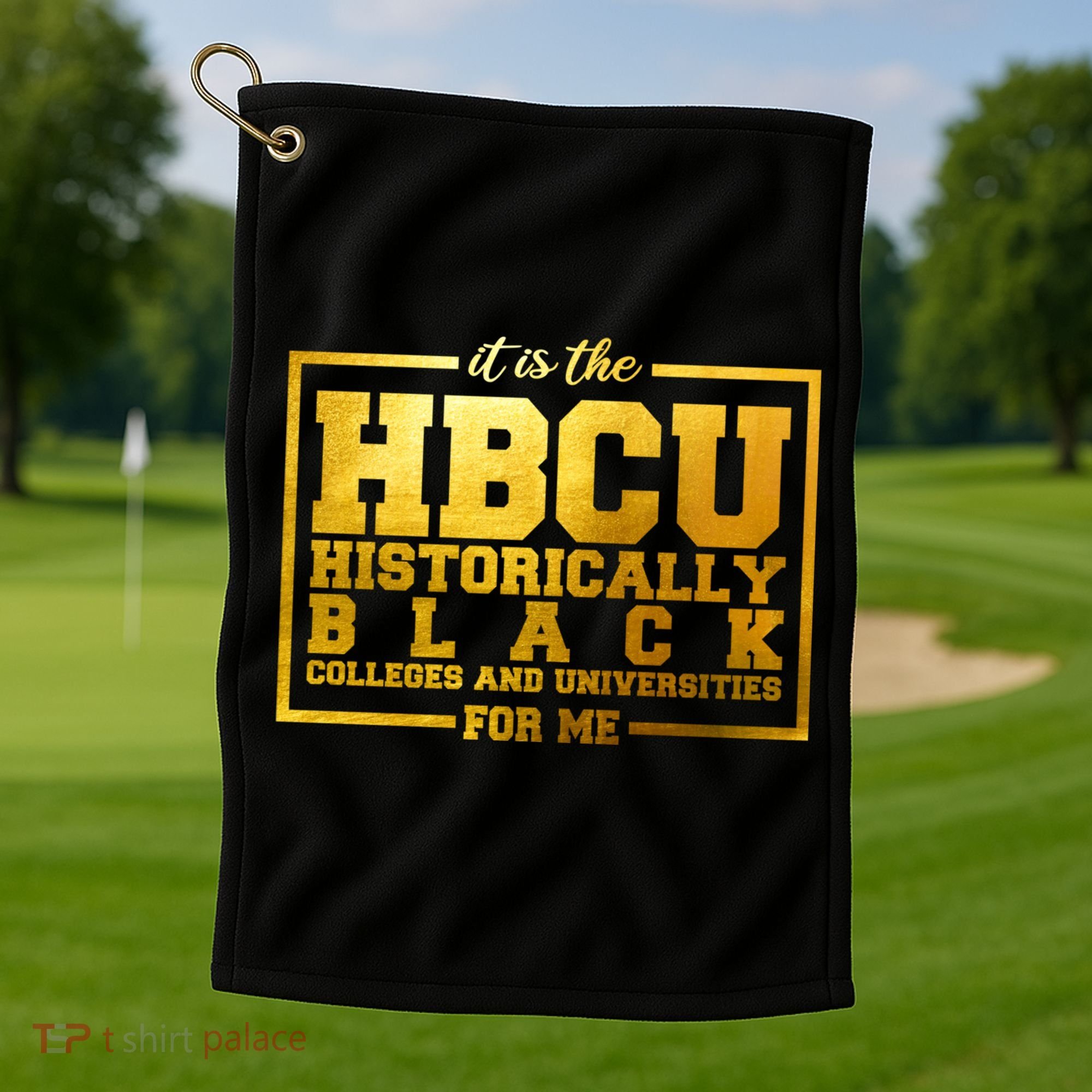 Hbcu Historically Black Colleges Universities Black History Gift Golf Towel