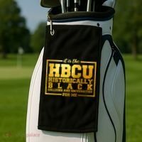 Hbcu Historically Black Colleges Universities Black History Gift Golf Towel thumb 2
