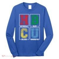 Hbcu Historically Black Colleges Universities Black Pride Gift Long Sleeve Shirt thumb 0