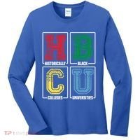 Hbcu Historically Black Colleges Universities Black Pride Gift Women's Long Sleeve Shirt thumb 0