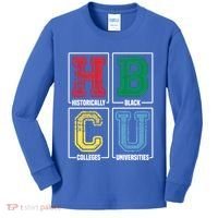 Hbcu Historically Black Colleges Universities Black Pride Gift Kids Long Sleeve Shirt thumb 0
