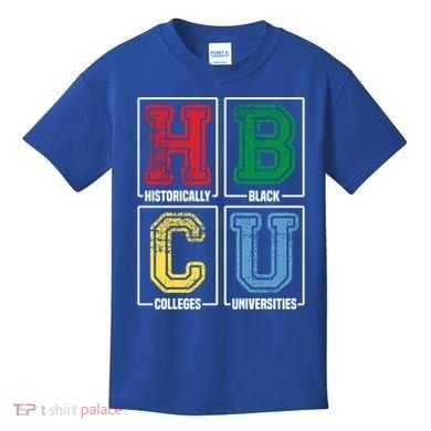 Hbcu Historically Black Colleges Universities Black Pride Gift Kids T-Shirt