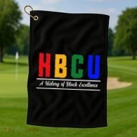 HBCU Historical Black College HBCU Golf Towel thumb 1