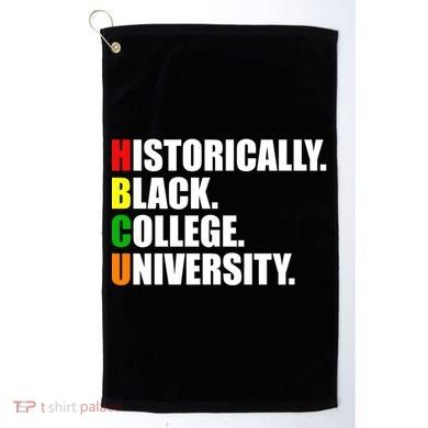 Hbcu Historically Black Colleges University Gift Golf Towel
