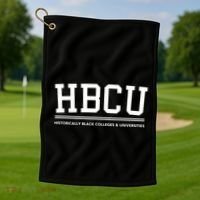 Hbcu Historically Black Colleges And Universities Gift Golf Towel thumb 1