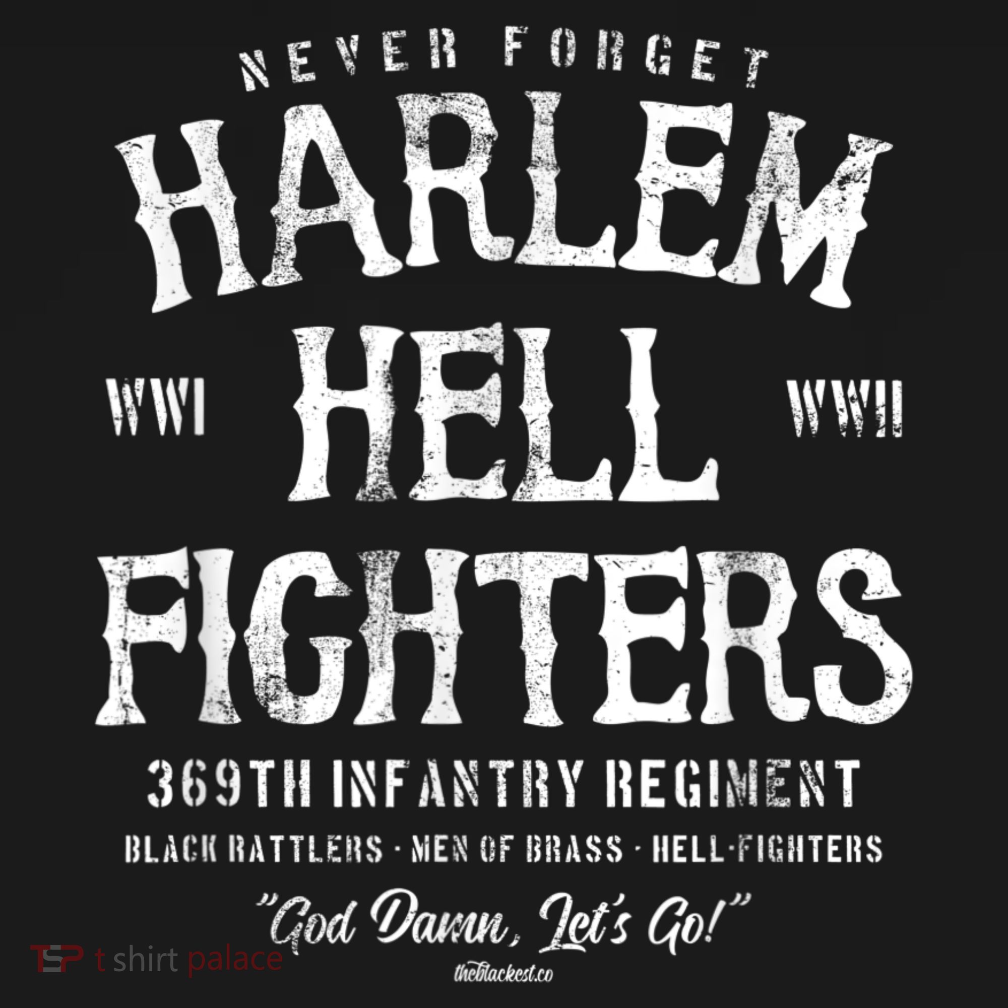 Harlem Hellfighters Black Military History Soldiers WWI WWII Women's Hoodie