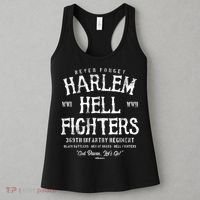 Harlem Hellfighters Black Military History Soldiers WWI WWII Women's Tank Top thumb 3