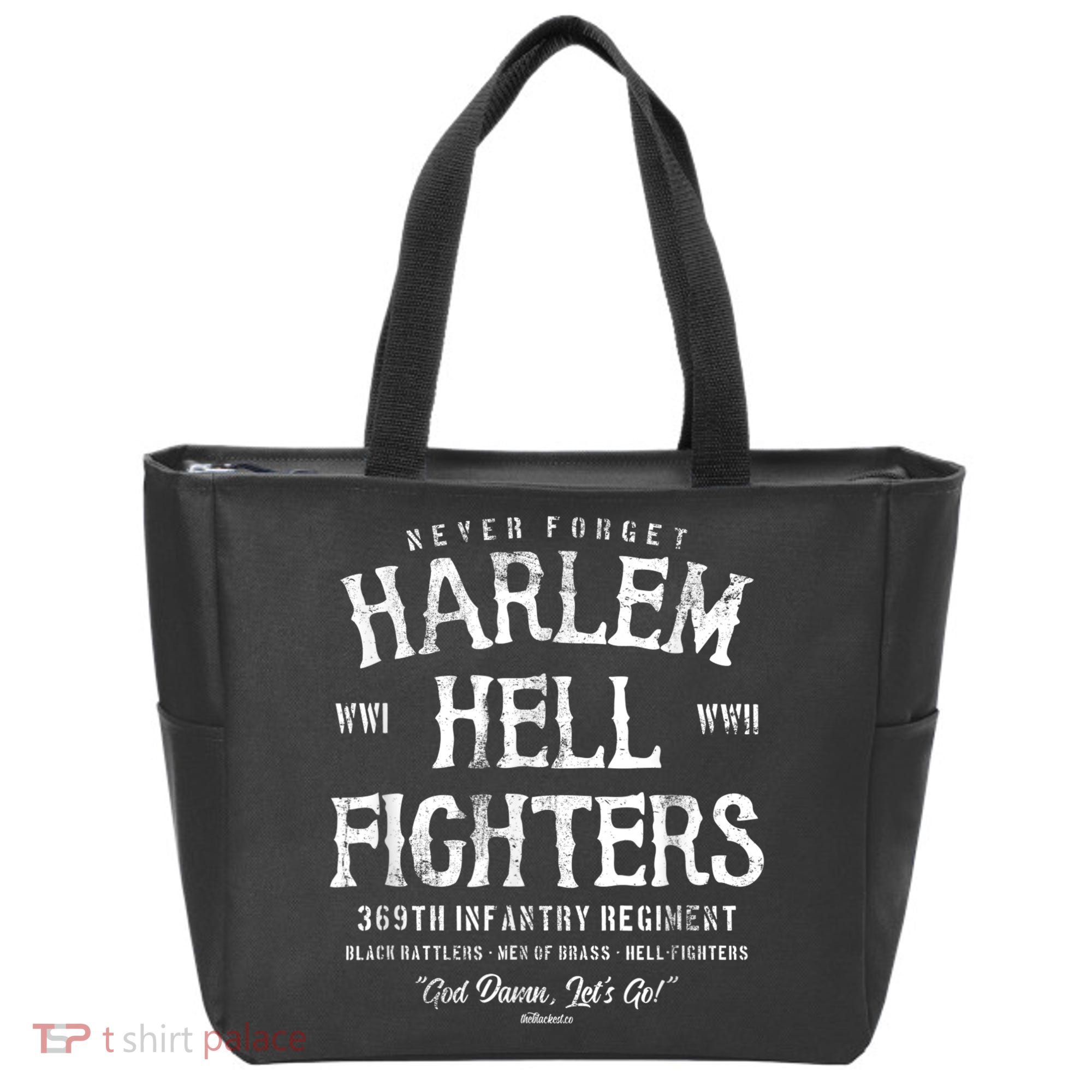 Harlem Hellfighters Black Military History Soldiers WWI WWII Tote Bag
