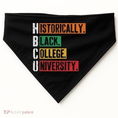 Hbcu Historically Black College Black History USA-Made Doggie Bandana