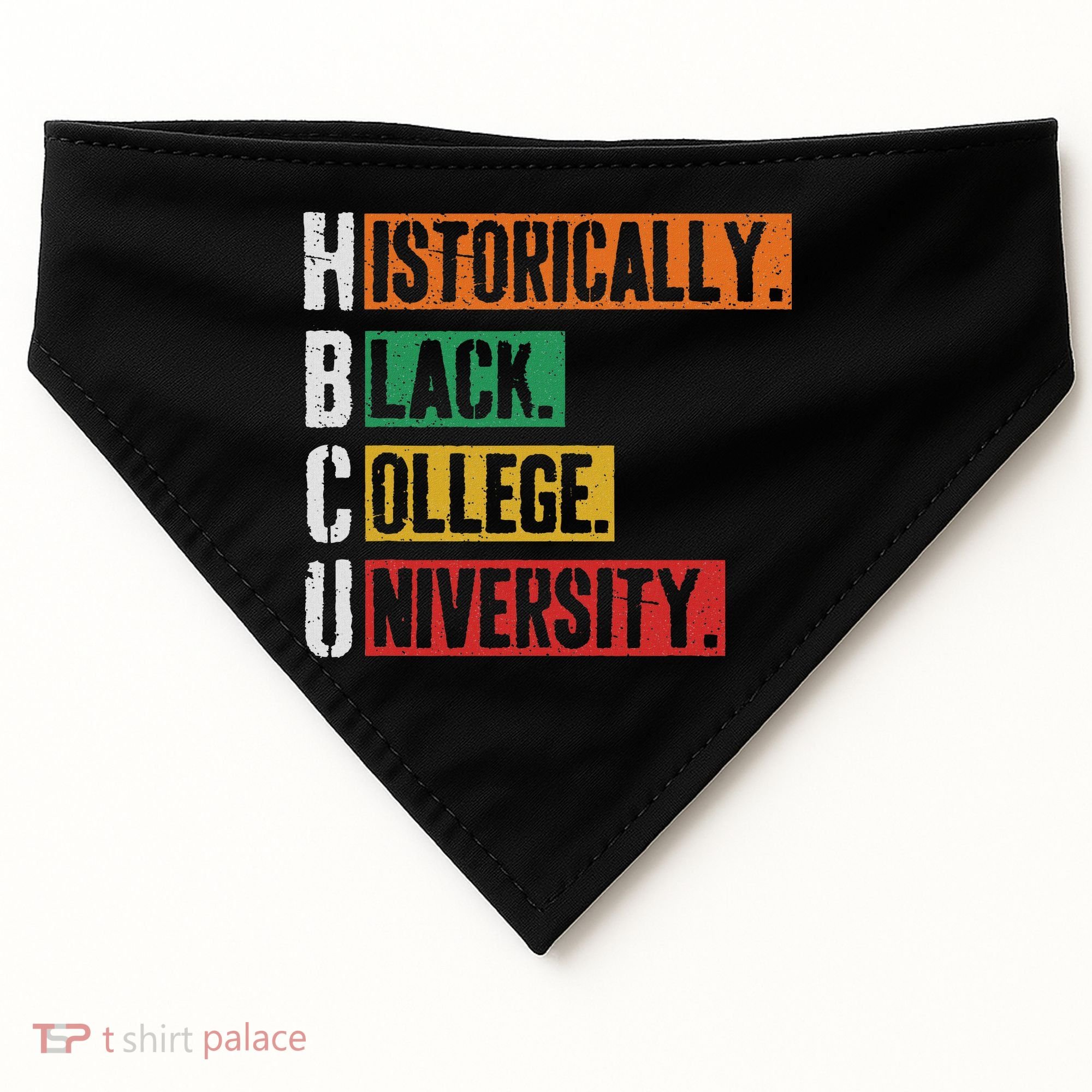 Hbcu Historically Black College Black History USA-Made Doggie Bandana