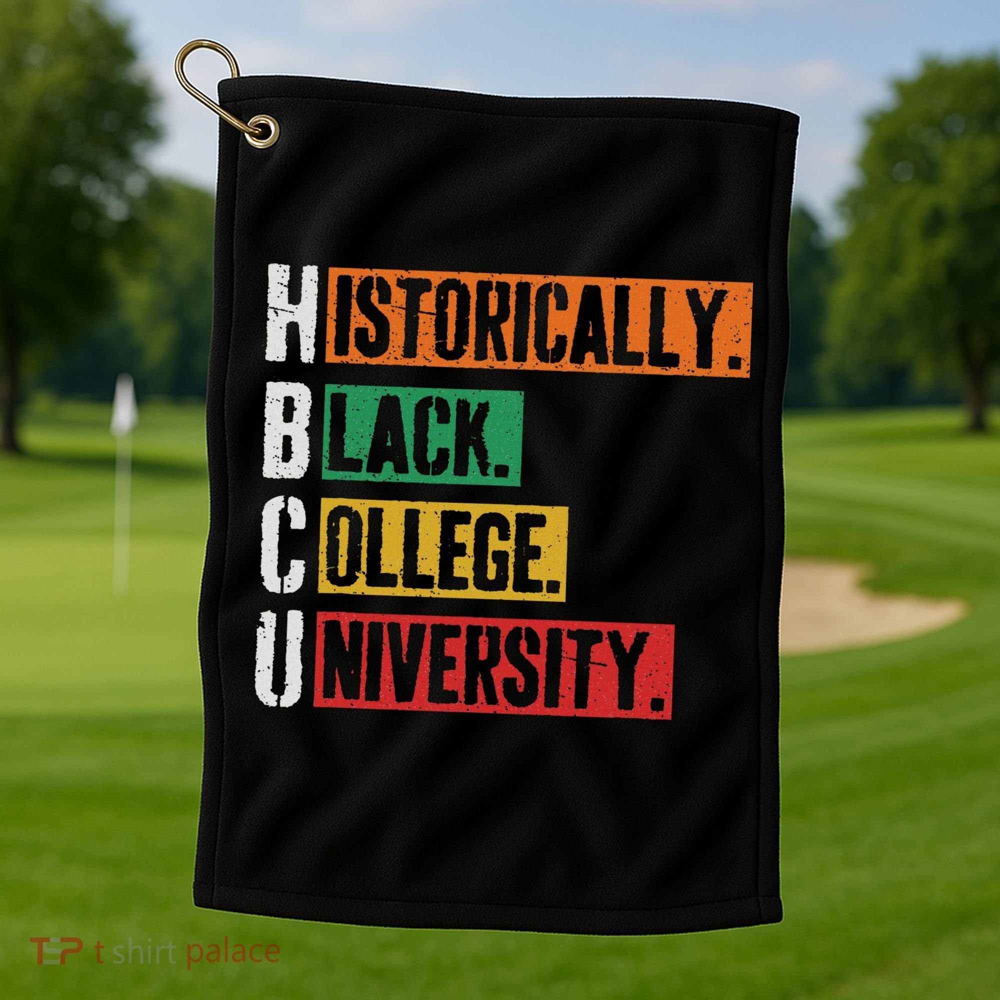 Hbcu Historically Black College Black History Golf Towel