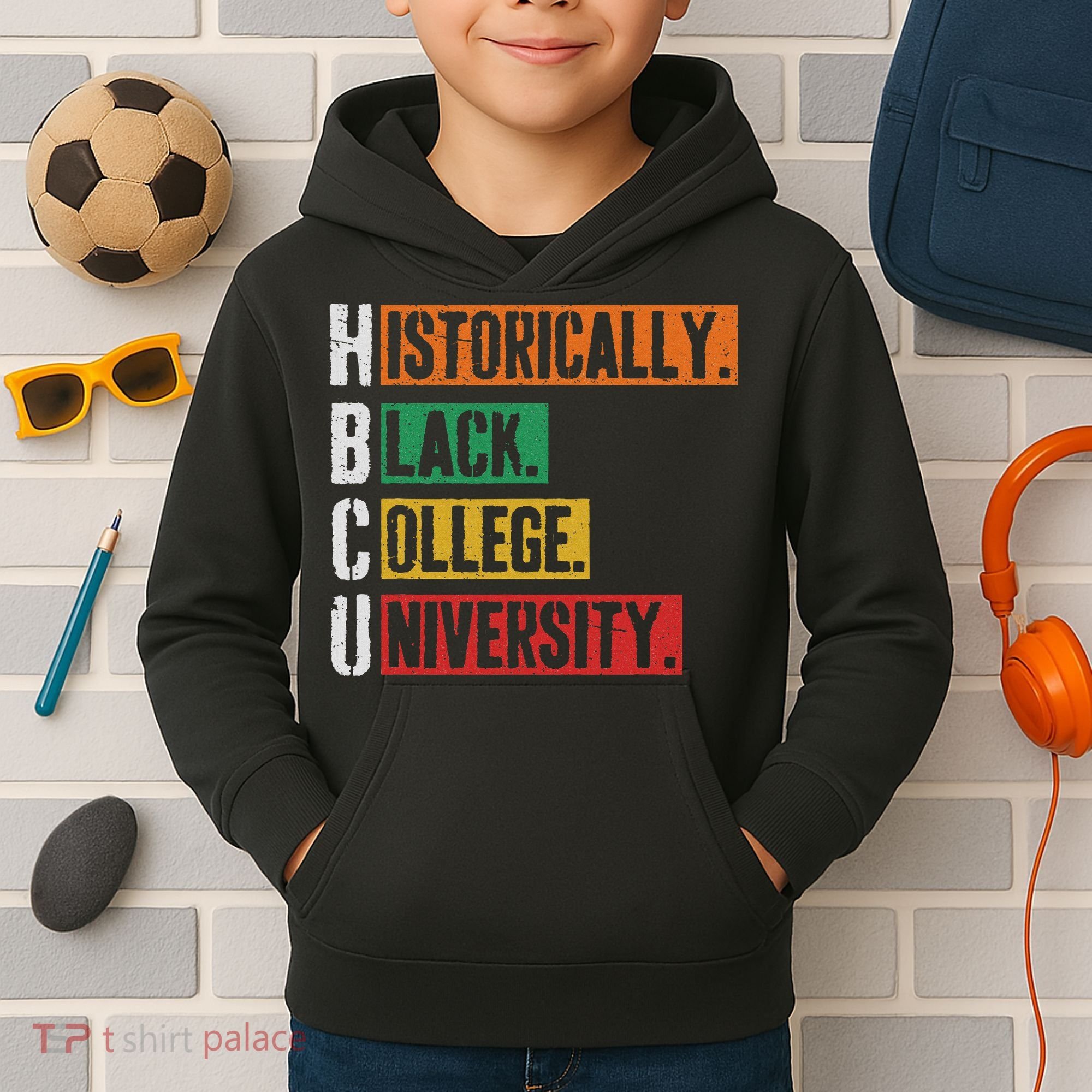 Hbcu Historically Black College Black History Kids Hoodie