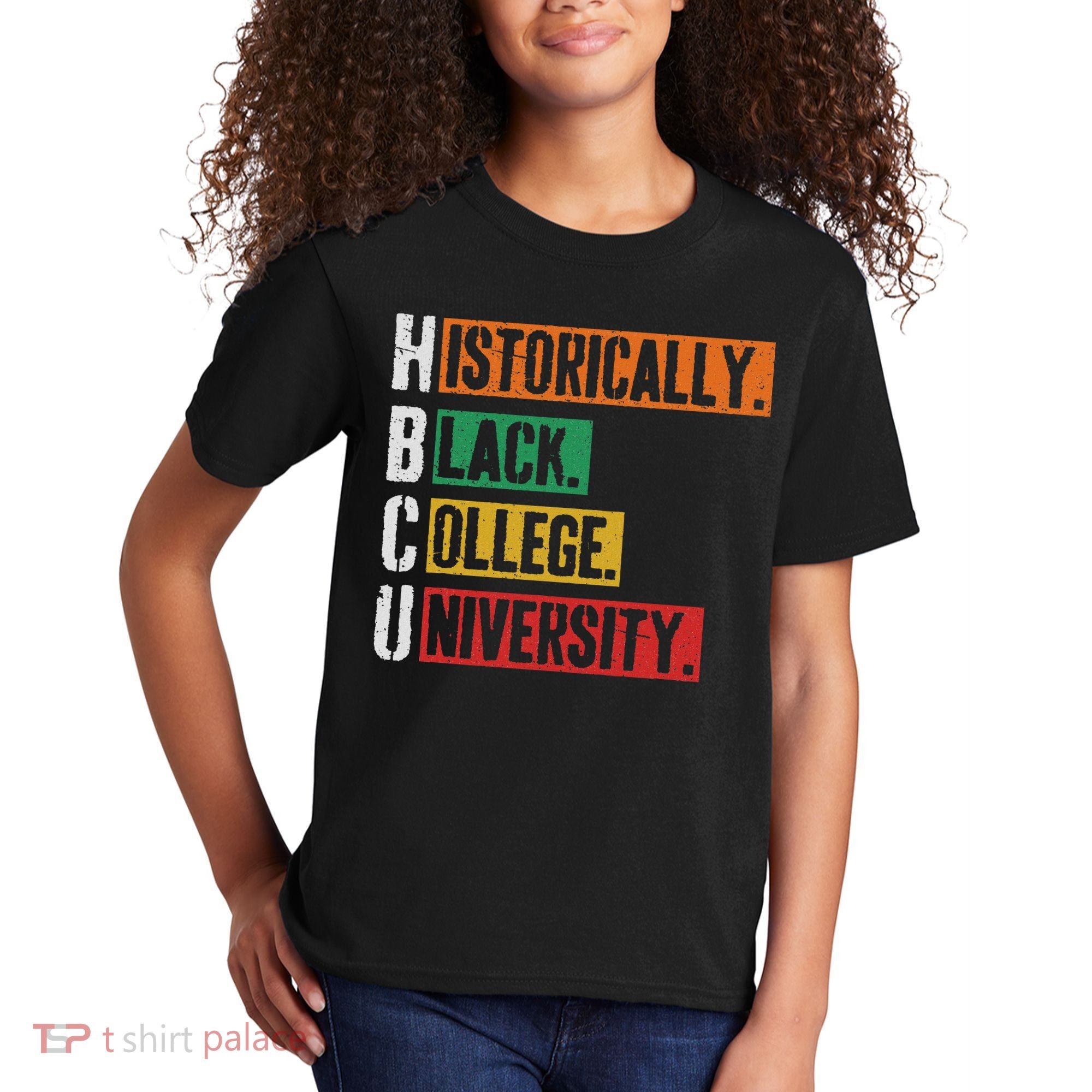 Hbcu Historically Black College Black History Kids T-Shirt
