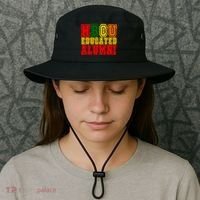 Hbcu Historically Black College Educated Alumni Cool Gift Bucket Hat thumb 3