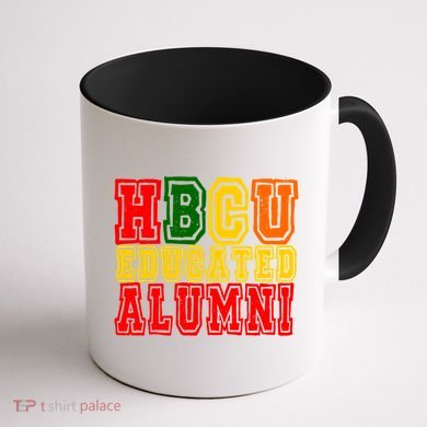 Hbcu Historically Black College Educated Alumni Cool Gift Coffee Mug back