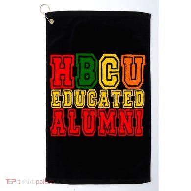 Hbcu Historically Black College Educated Alumni Cool Gift Golf Towel