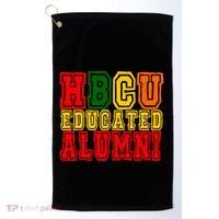 Hbcu Historically Black College Educated Alumni Cool Gift Golf Towel thumb 0