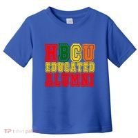 Hbcu Historically Black College Educated Alumni Cool Gift Toddler T-Shirt thumb 0