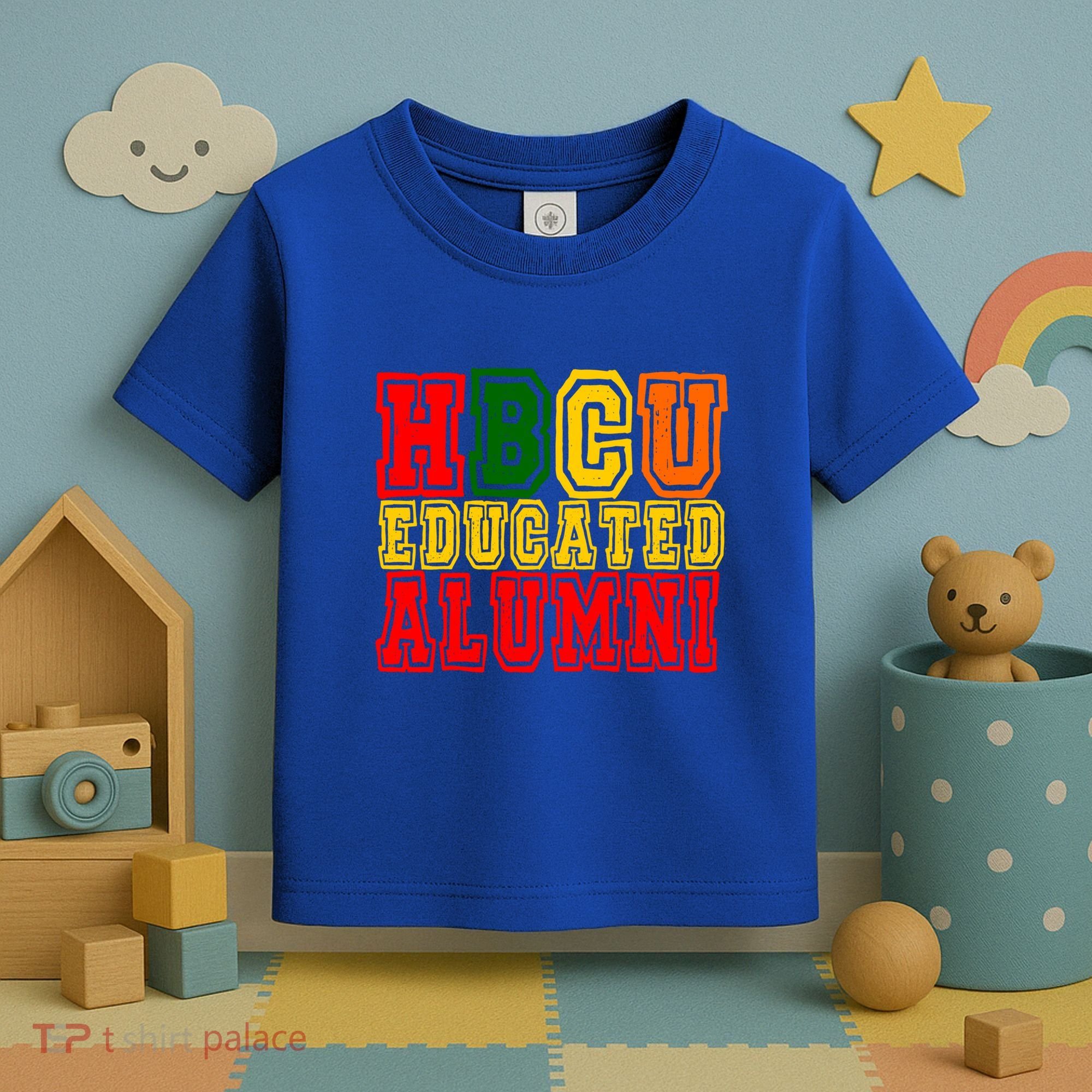Hbcu Historically Black College Educated Alumni Cool Gift Toddler T-Shirt