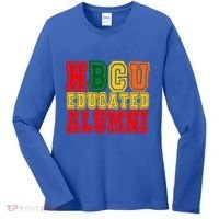 Hbcu Historically Black College Educated Alumni Cool Gift Women's Long Sleeve Shirt thumb 0