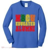 Hbcu Historically Black College Educated Alumni Cool Gift Kids Long Sleeve Shirt thumb 0