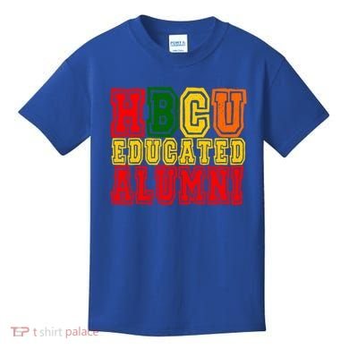 Hbcu Historically Black College Educated Alumni Cool Gift Kids T-Shirt