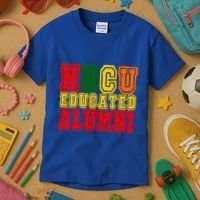 Hbcu Historically Black College Educated Alumni Cool Gift Kids T-Shirt thumb 3