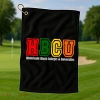 Hbcu Historically Black College Alumni Gift Golf Towel thumb 1