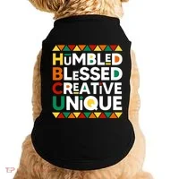 Hbcu Humbled Blessed Creative Unique Historical Black Doggie Tank thumb 0